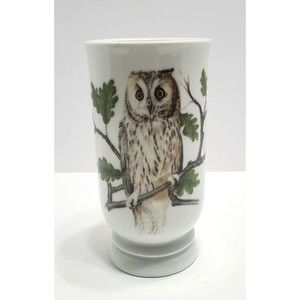 Vintage House of Goebel Vase Long Eared Owl  5.5"  From Bavaria West Germany